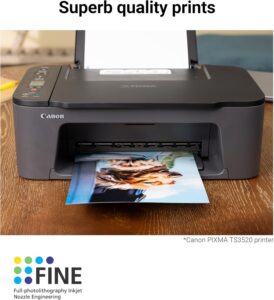 Canon PG-275 CL-276 Genuine Ink Cartridges Value Pack – Black & Color for TS3520, TS3522, TR4720