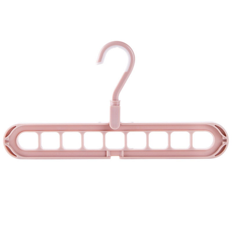 9-hole Clothes Hanger Organizer Space Saving Hanger Multi-function Folding Magic Hangers Drying Racks Scarf Clothes Storage - Image 9