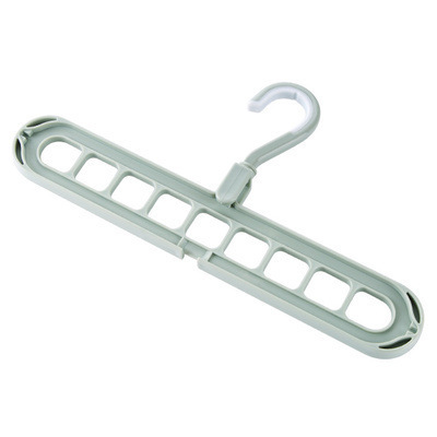 9-hole Clothes Hanger Organizer Space Saving Hanger Multi-function Folding Magic Hangers Drying Racks Scarf Clothes Storage - Image 7